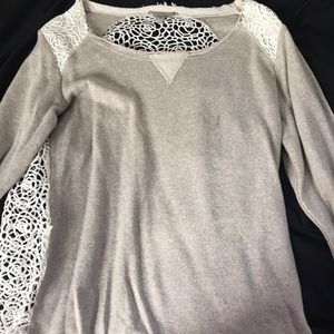 Guess Sweatshirt with Lace Back Details